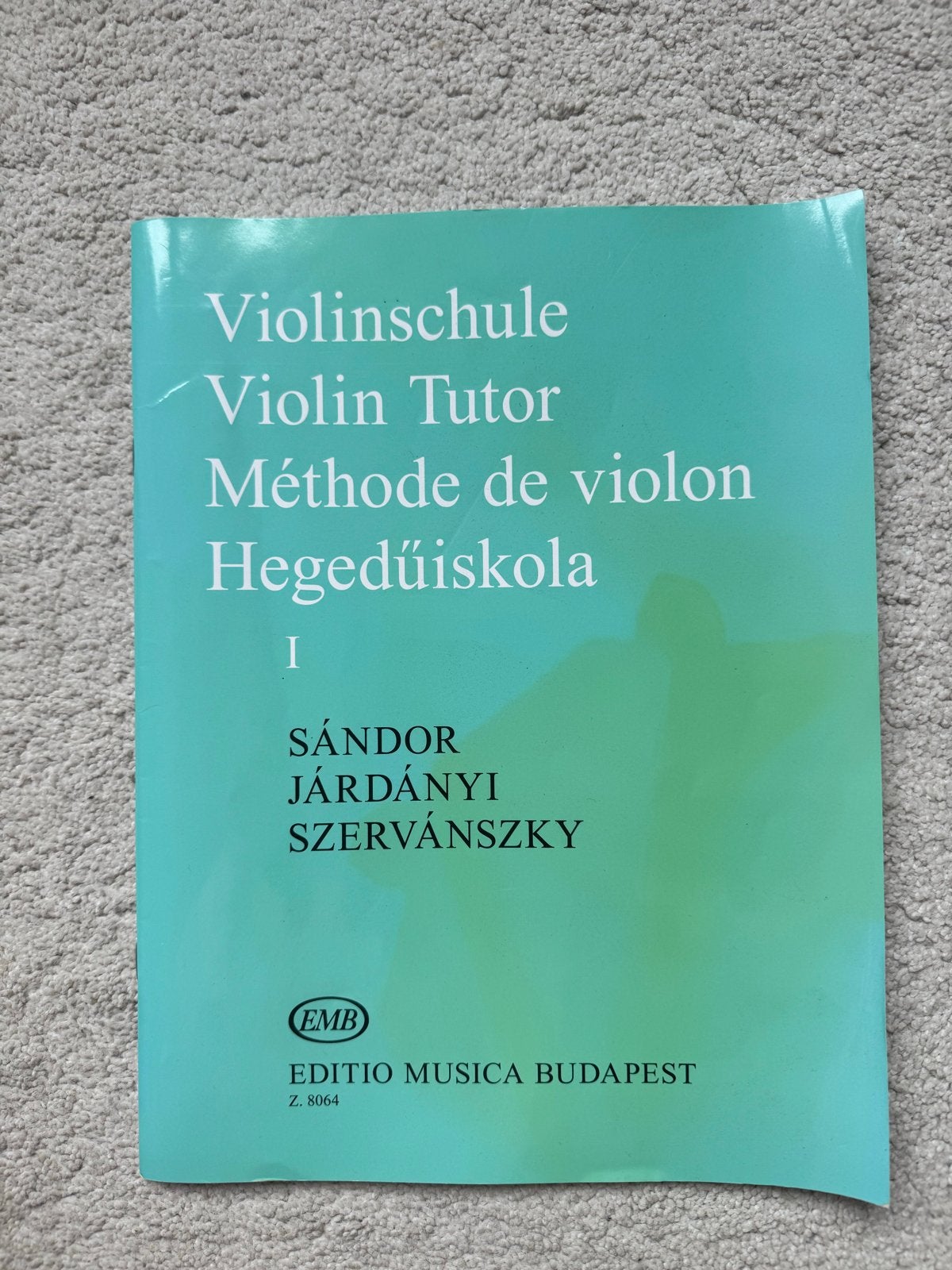 Vioolschool Sándor Járdányi Szervánszky - Deel I, Gebruikt, Klassiek, Les of Cursus, Ophalen of Verzenden