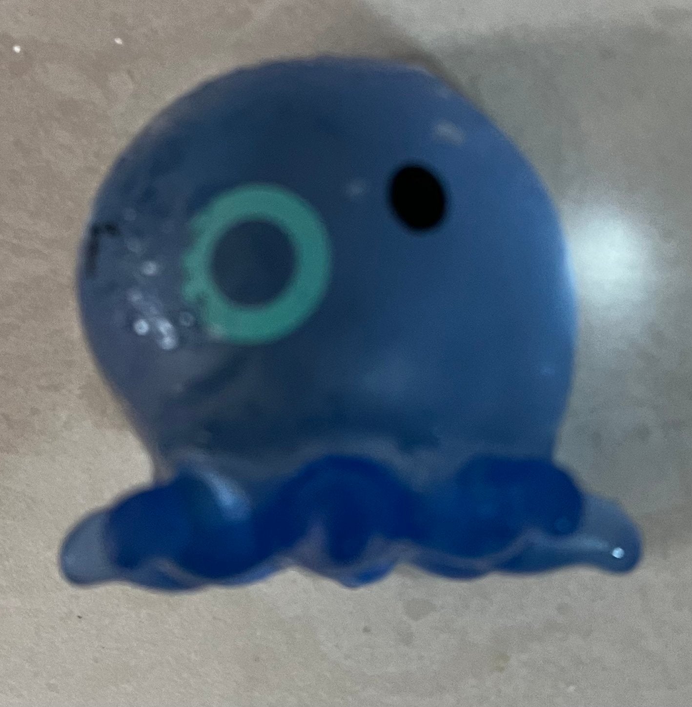 Leuke blauwe octopus squishy stressbal, Ophalen of Verzenden, Zo goed als nieuw
