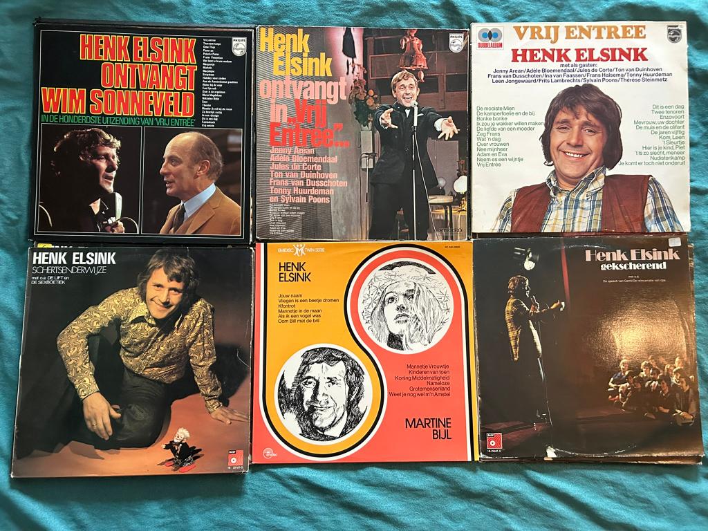 25 LP's Henk Elsink (ook per stuk te koop), Cd's en Dvd's, Vinyl | Verzamelalbums, Gebruikt, 1980 - 1989, Ophalen of Verzenden