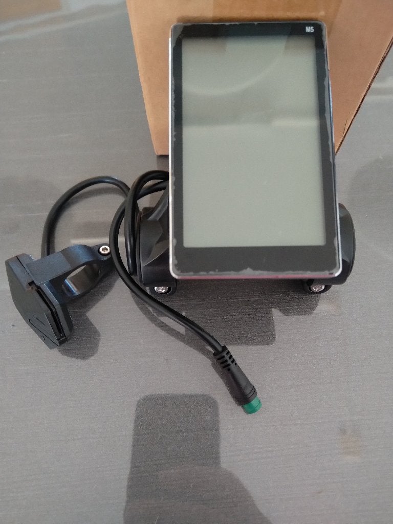 E-bike M5 display, model M5-509.15  5-pins aansluiting €21,-, Fietsen en Brommers, Fietsonderdelen, Nieuw, Overige typen, Kunststof