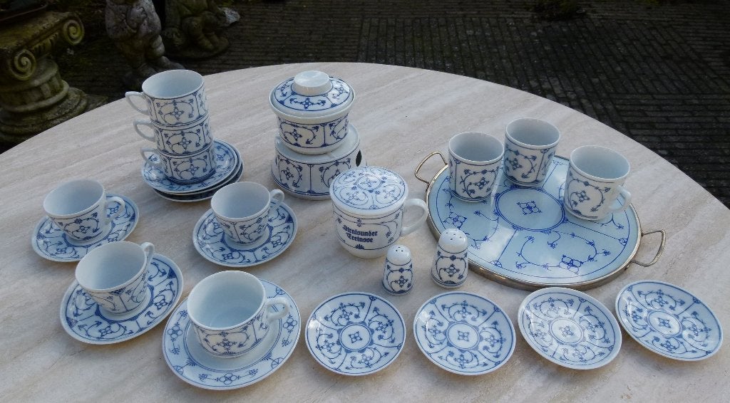 Jaeger Blauw Saks P&Z Bekers Botervloot Kandelaar Theelicht, Nieuw, Ophalen of Verzenden, Wedgwood, Porselein