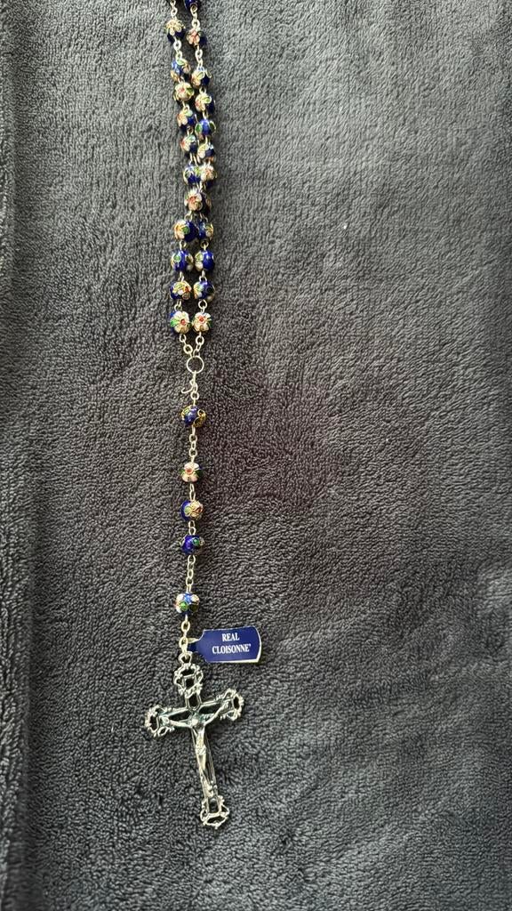 Cloisonné Rozenkrans, Ophalen of Verzenden, Zo goed als nieuw