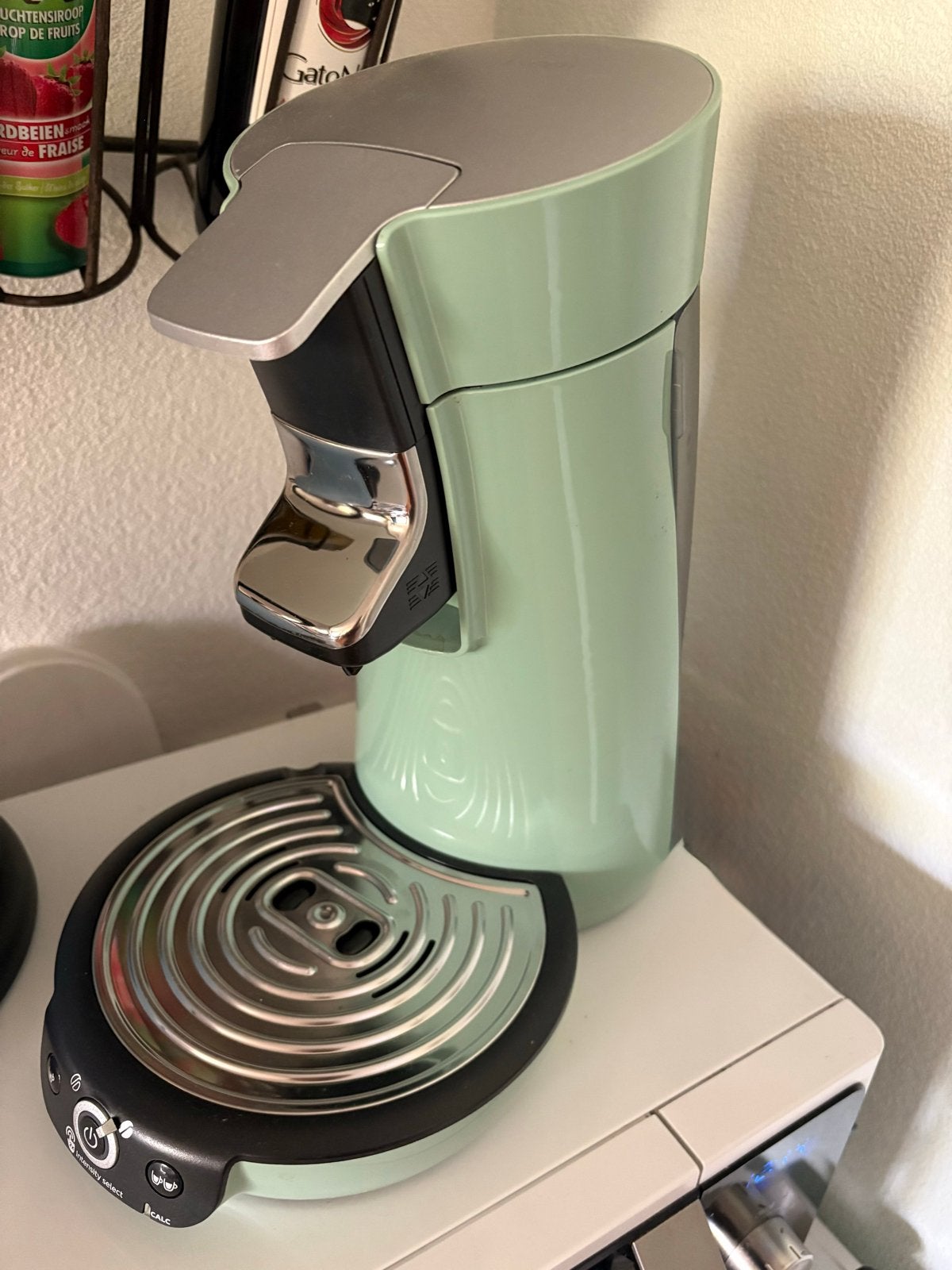 Philips Senseo koffiezetapparaat - Mintgroen, Koffiepads en cups, Gebruikt, Koffiemachine, Ophalen of Verzenden