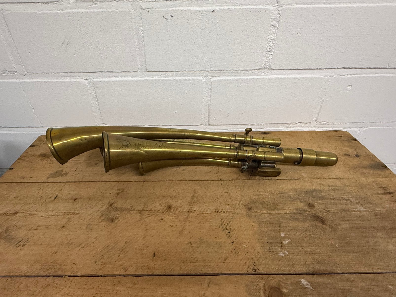 Antieke oude Testophone oldtimer auto claxon hoorn toeter, Ophalen of Verzenden