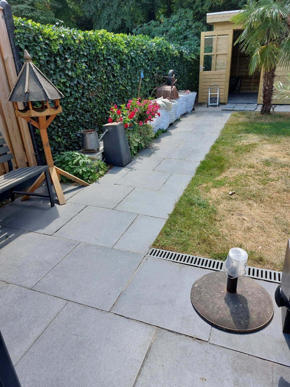 Tuintegels, Tuin en Terras, Tegels en Klinkers, Ophalen, Gebruikt, Beton, Terrastegels