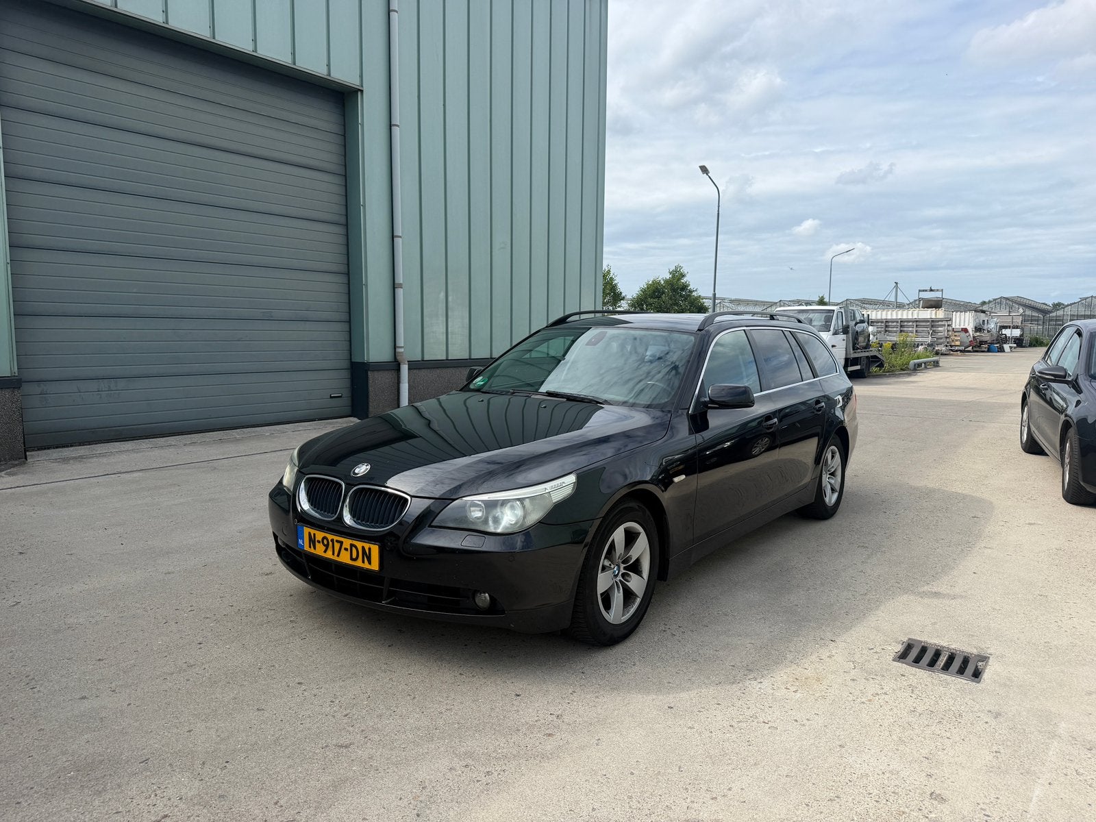 BMW 2004 Zwart station 525i xenon automaat, Auto's, BMW, Achterwielaandrijving, Zwart, 2000 kg, Zwart