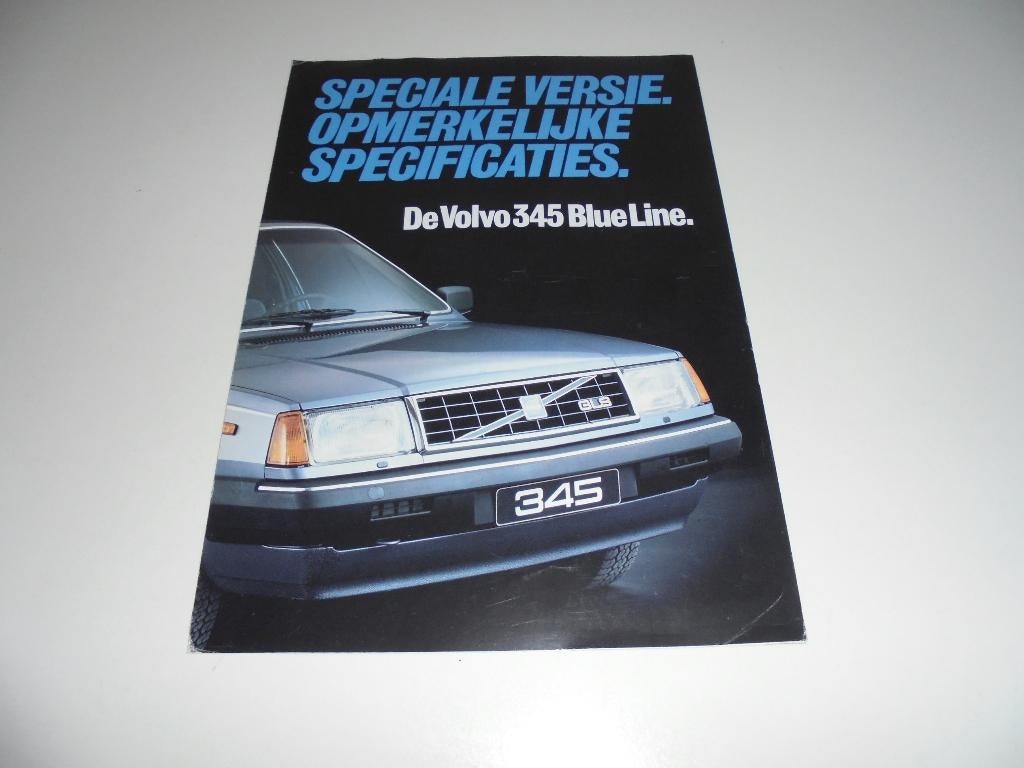 brochure Volvo 345 Blue Line, Ophalen of Verzenden, Gelezen, Volvo