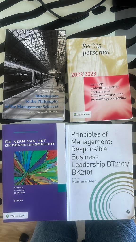 Business Administration Bundle, Erasmus, IBA, Ophalen of Verzenden, Beta, Zo goed als nieuw, WO