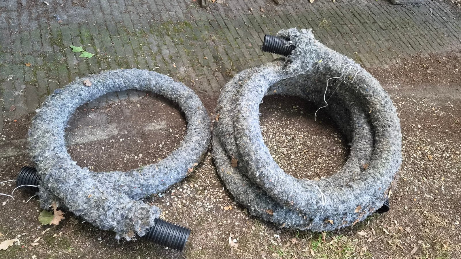 Drainageslang diameter 100 mm 2 stukken, Ophalen, Pvc, Overige typen, Minder dan 2 meter
