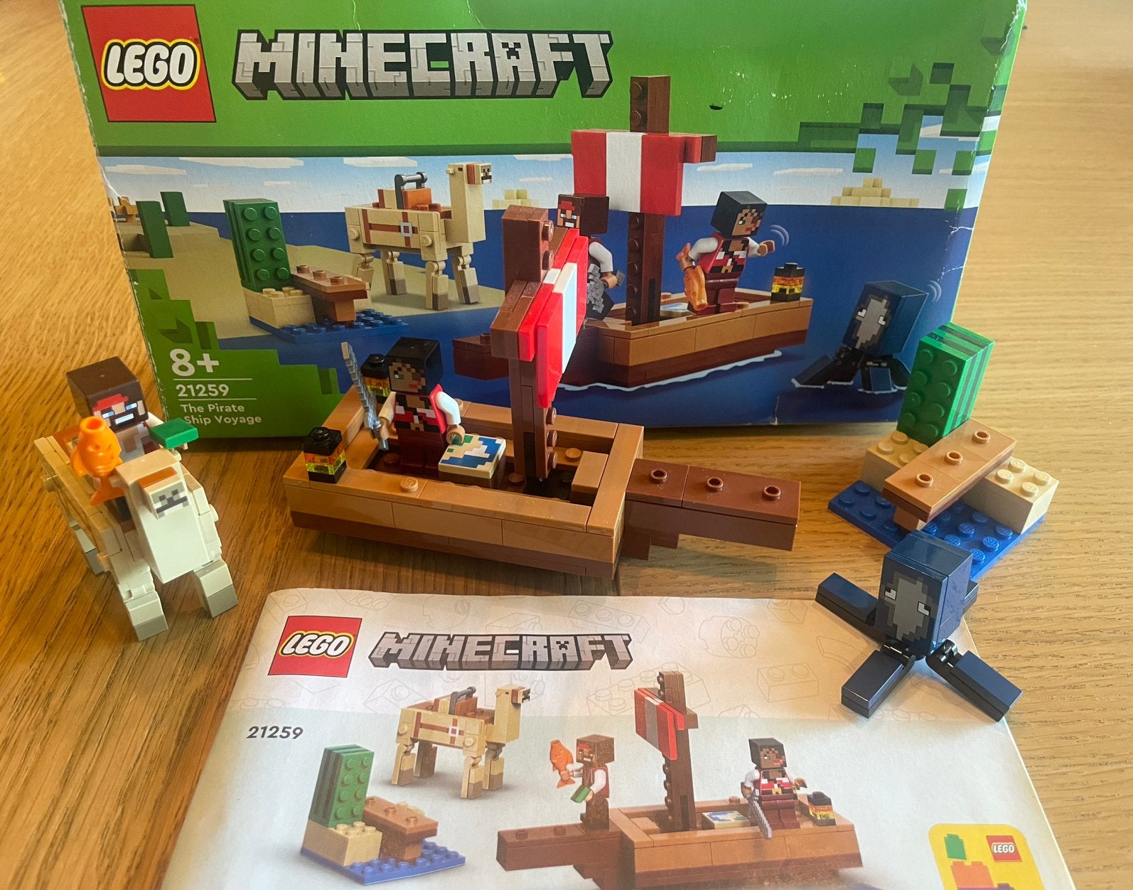 Lego Minecraft 21259 - The Pirate Ship Voyage, Ophalen, Zo goed als nieuw