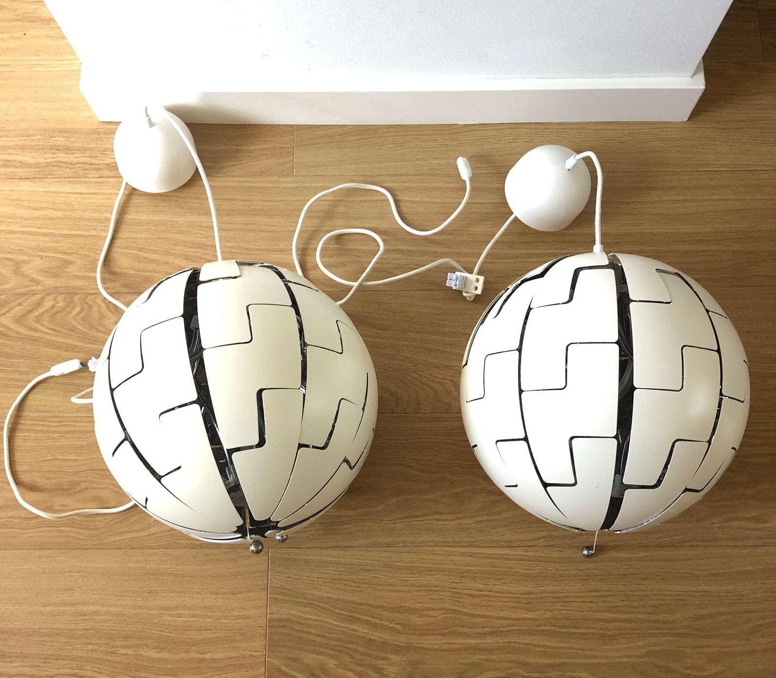 2 X  IKEA PS 2014 hanglampen | design:David Wahl | D35 cm, Ophalen of Verzenden, Zo goed als nieuw, Minder dan 50 cm