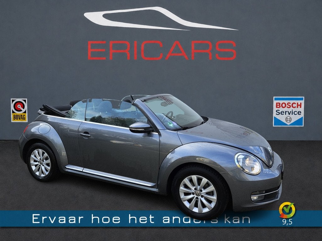 Volkswagen Beetle Cabriolet 1.2 TSI NAVI TEL PDC SYOELVERW., Auto's, Volkswagen, Voorwielaandrijving, Euro 5, Stof, Gebruikt