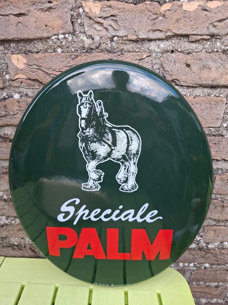Emaillebord Palm bier, Ophalen of Verzenden, Nieuw, Reclamebord, Plaat of Schild, Palm