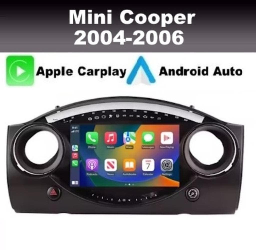 Mini Cooper 2004-2006 radio navigatie apple carplay dab wifi, Ophalen of Verzenden, Zo goed als nieuw
