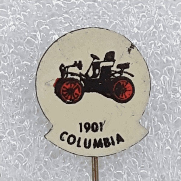 SP0417 Speldje 1901 Columbia rood, Ophalen of Verzenden, Gebruikt, Overige onderwerpen