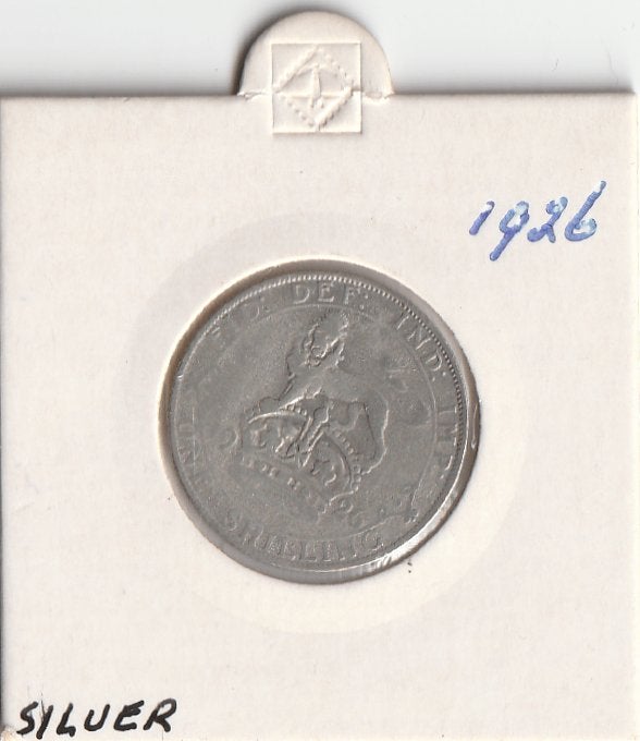 ENGELAND George V Zilver 1926 Shilling, Verzenden, Overige landen, Losse munt, Zilver