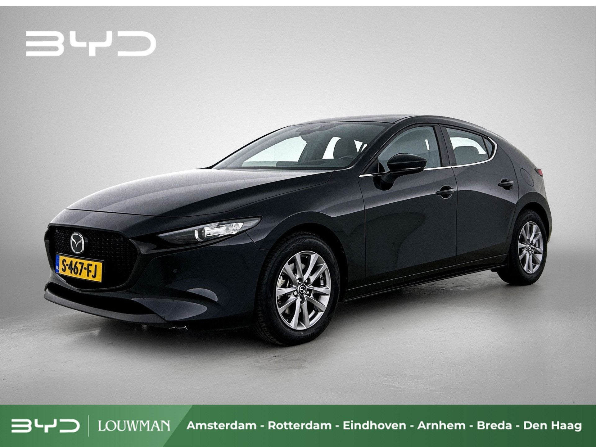 Mazda 3 2.0 e-SkyActiv-G M Hybrid 122 Comfort | Leer-Pakket, Auto's, Mazda, Voorwielaandrijving, 1998 cc, 4 cilinders, Zwart