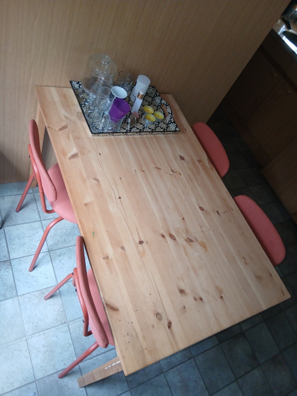 Modern eethoek, moet weg., Ophalen, Gebruikt, Modern, Eenvoudig, 4 tot 6 stoelen