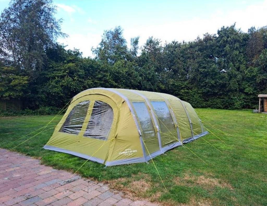 Vango Stargrove II Air 600 XL Opblaastent + Luifel, Ophalen, Gebruikt, Tot en met 6