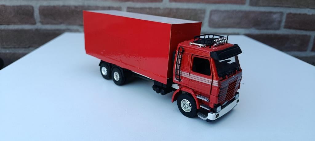 TEKNO SCANIA 143 Bakwagen, Hobby en Vrije tijd, Modelauto's | 1:50, Ophalen of Verzenden, Zo goed als nieuw, Bus of Vrachtwagen