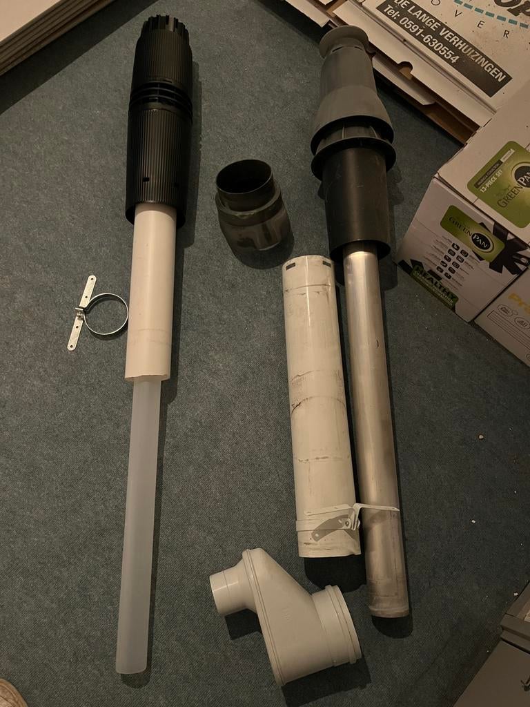 Rookgasafvoer teab, Ophalen, Gebruikt, 60 tot 150 cm, 30 tot 80 cm