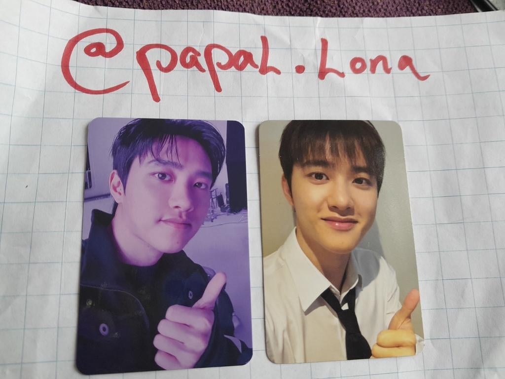 Set exo reverze photocards DO, Ophalen of Verzenden, Zo goed als nieuw, Foto of Kaart