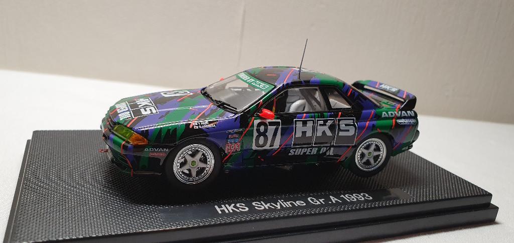 Ebbro Nissan Skyline GTR R32 HKS Gr.A 1993, Ophalen of Verzenden, Nieuw, Auto, Overige merken