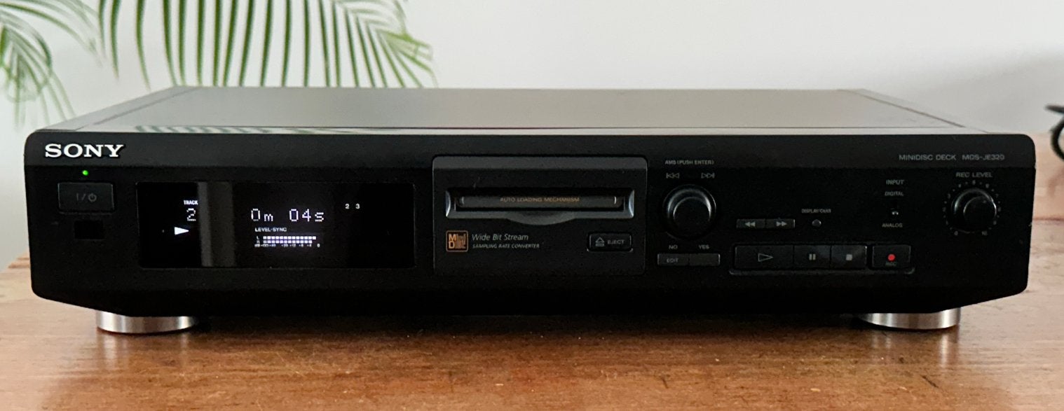 Klassieke Sony MDS-JE320 MiniDisc Recorder (ATRAC 4.5), Ophalen of Verzenden, Minidisc-recorder