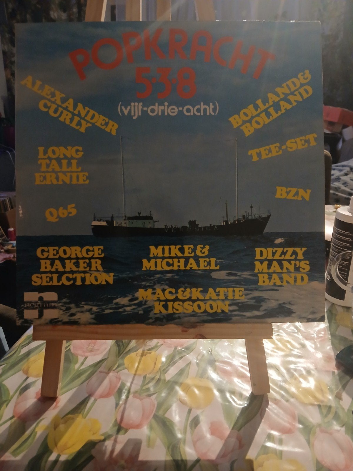 Popkracht 538 (vijf-drie-acht) LP - Diverse artiesten, Cd's en Dvd's, LP, Gebruikt, Ophalen of Verzenden, Complilatie