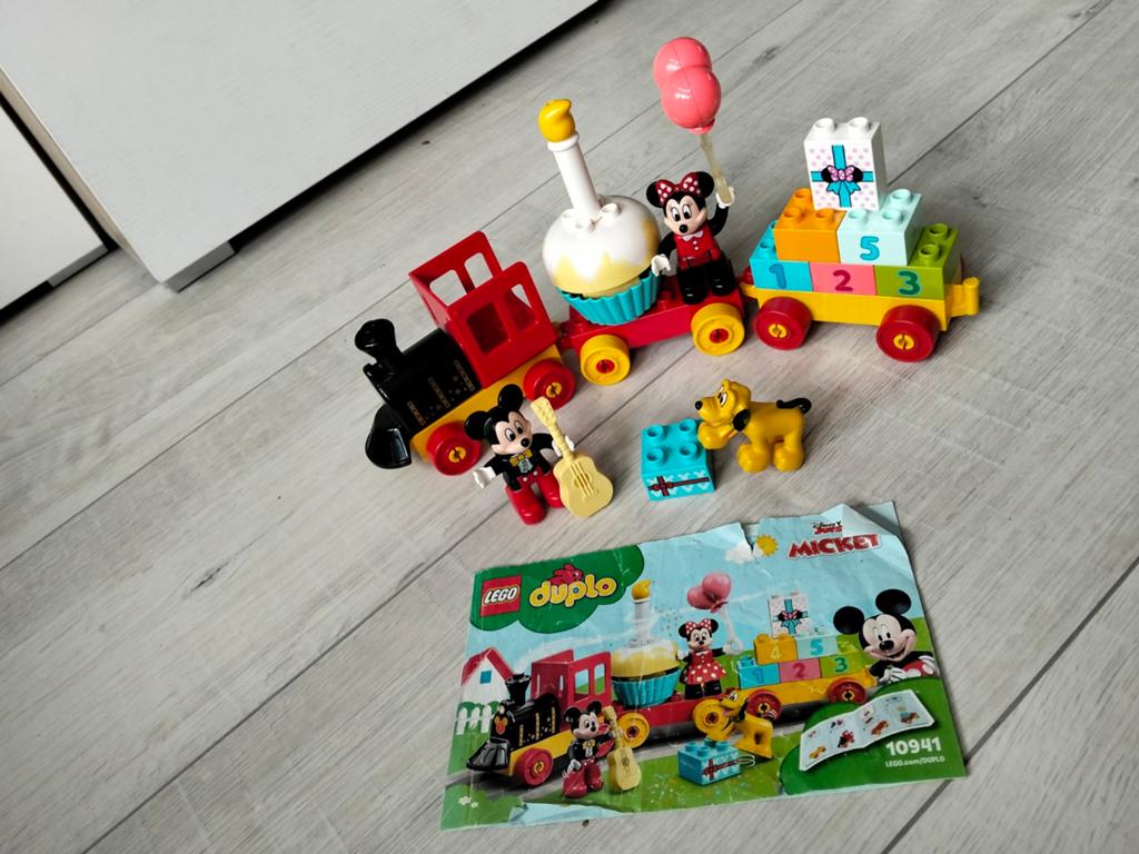 Duplo Disney trein met Mickey. Minnie en pluto, Kinderen en Baby's, Speelgoed | Duplo en Lego, Ophalen of Verzenden, Gebruikt