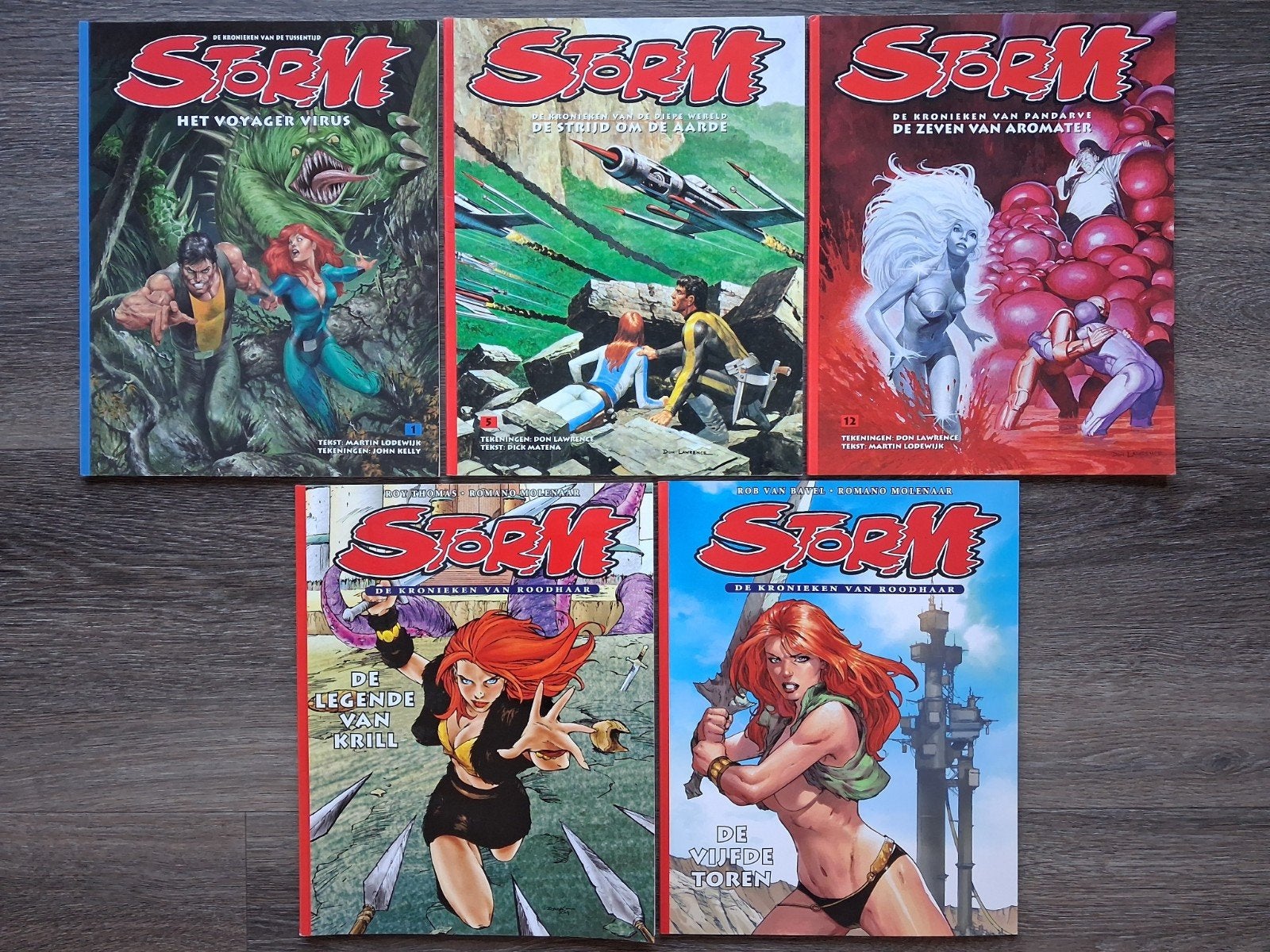 Storm 5x - Uitgeverij Don Lawrence Collection, Boeken, Stripboeken, Gelezen, Complete serie of reeks, Ophalen of Verzenden, Don Lawrence