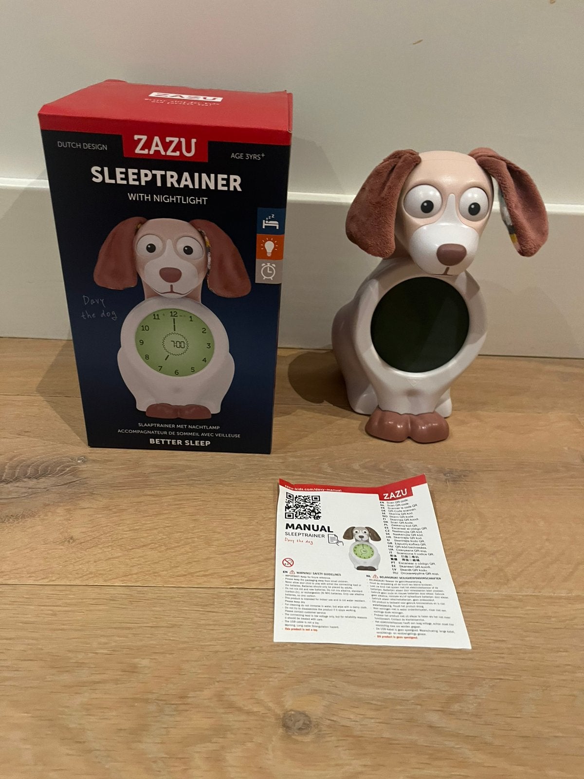 NIEUW  - ZAZU Slaapwekker HOND (in de doos), Verzenden, Nieuw