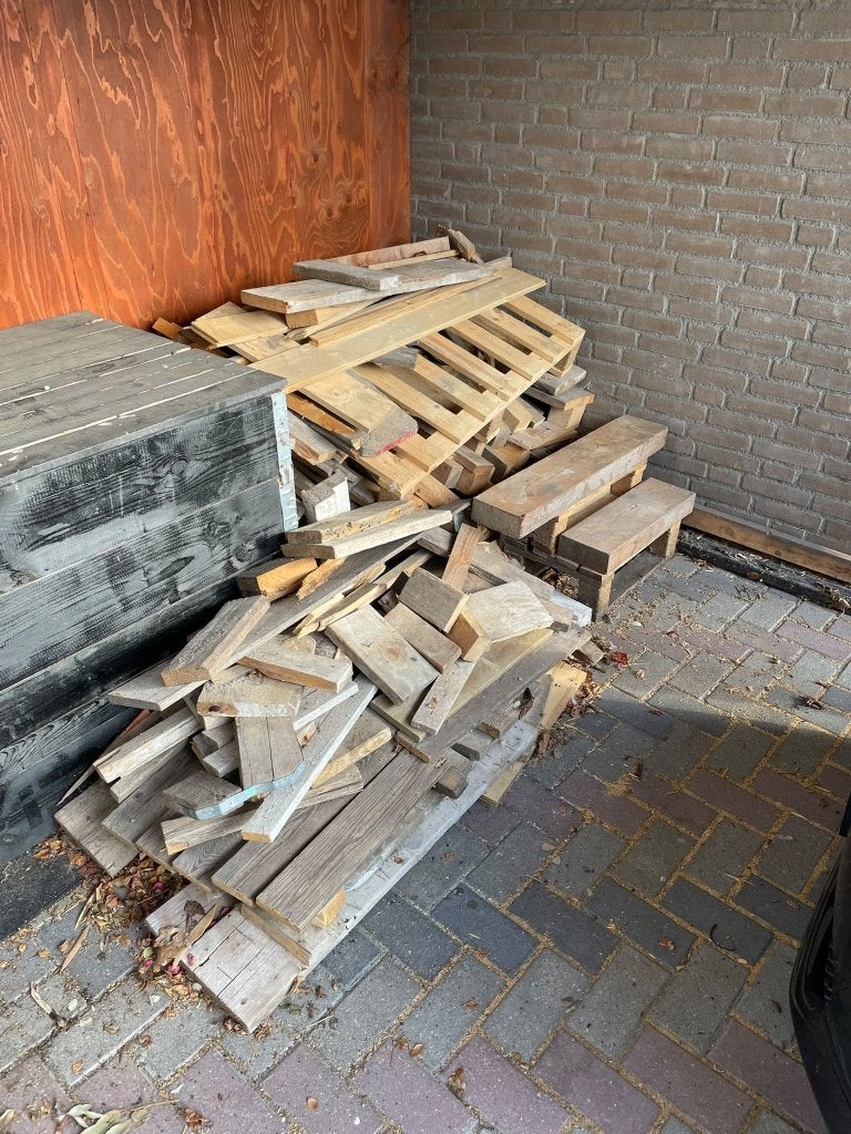 Hout, Minder dan 3 m³, Ophalen, Blokken