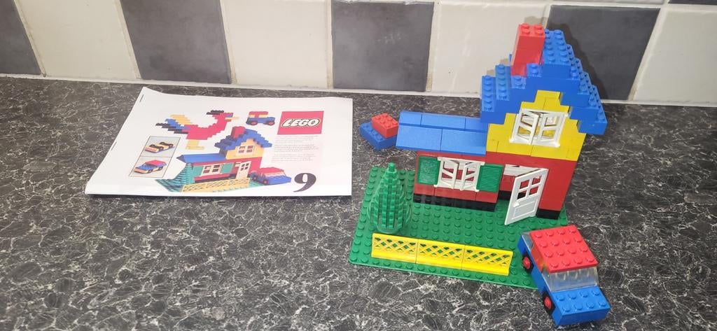 Lego 9-1 basic building set vintage lego mooi compleet set., Gebruikt, Lego, Compleet, Ophalen of Verzenden