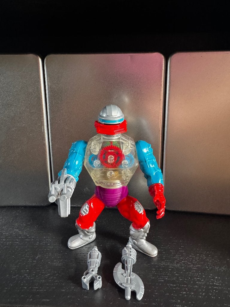 Vintage MOTU Roboto (1984) – Compleet & Werkend!, Ophalen of Verzenden, Gebruikt