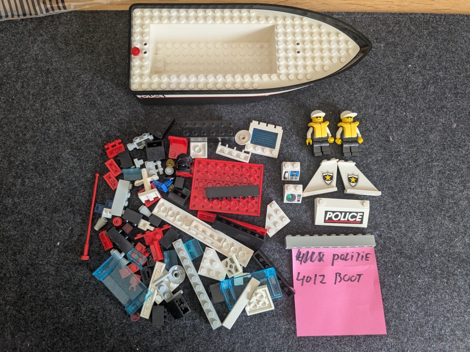 Lego 4012 politieboot, Ophalen of Verzenden