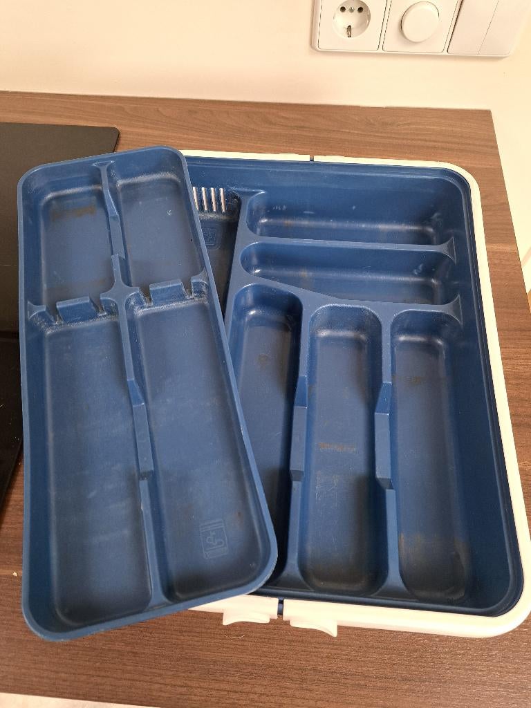 Tontarelli bestekbak met dubbele tray, Huis en Inrichting, Kunststof, Ophalen of Verzenden, Zo goed als nieuw, Overige merken