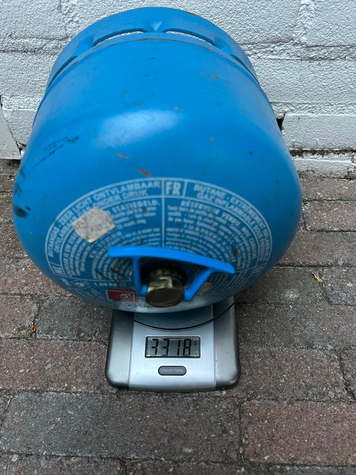 Campingaz gasfles 904, (nog 400gr gas), Ophalen of Verzenden, Gebruikt