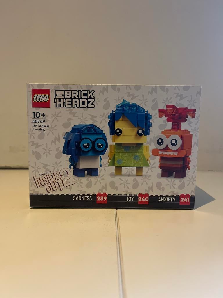 LEGO BrickHeadz 40749 Inside Out 2: Joy, Sadness & Anxiety, BrickHeadz, Lego, Nieuw, Ophalen of Verzenden