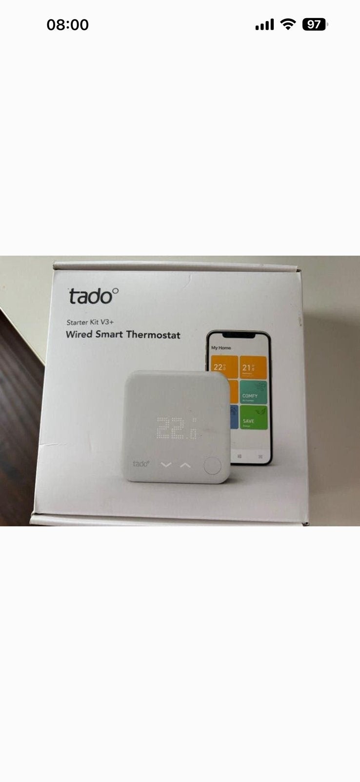 Tado V3+, Doe-het-zelf en Verbouw, Thermostaten, Ophalen of Verzenden, Gebruikt