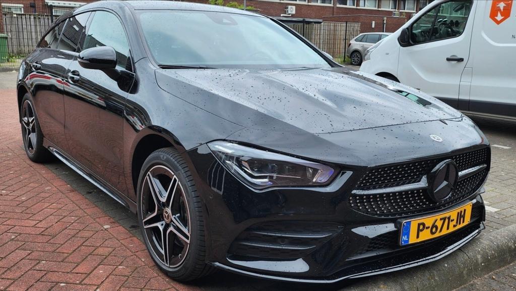 Mercedes-Benz CLA 250 e 218pk 8G-DCT 2022 Zwart, CLA, Zwart, Leder en Stof, Stationwagon