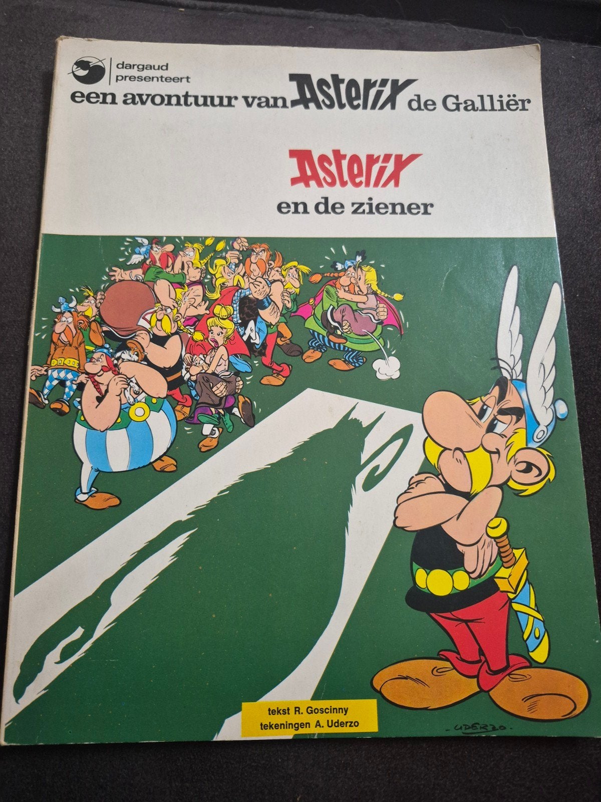 Asterix en de ziener - 1e druk 1974 - Nieuwstaat, Boeken, Eén stripboek, Ophalen of Verzenden, Nieuw, R. Goscinny, A. Uderzo