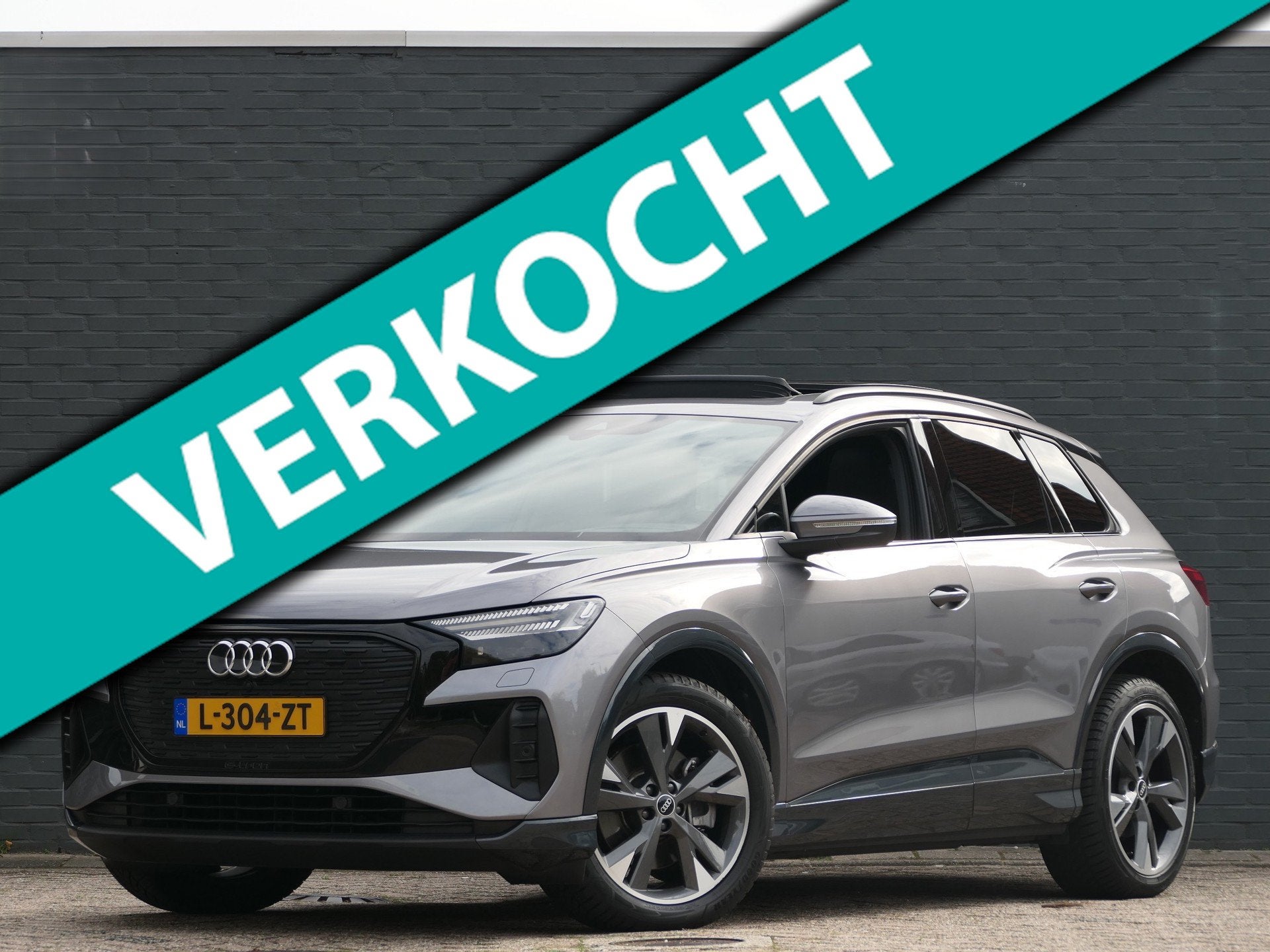 Audi Q4 e-tron 40 Launch edition Advanced Plus 77 kWh | SoH, Auto's, Automaat, Dealer onderhouden, Gebruikt, Origineel Nederlands