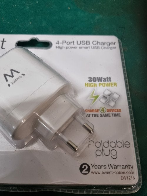 4-poorts smart usb lader nieuw in verpakking, Diversen, Ophalen of Verzenden, 'T Olde Gre-j, Info@toldegrej.nl, Endepoelstraat 20f Didam