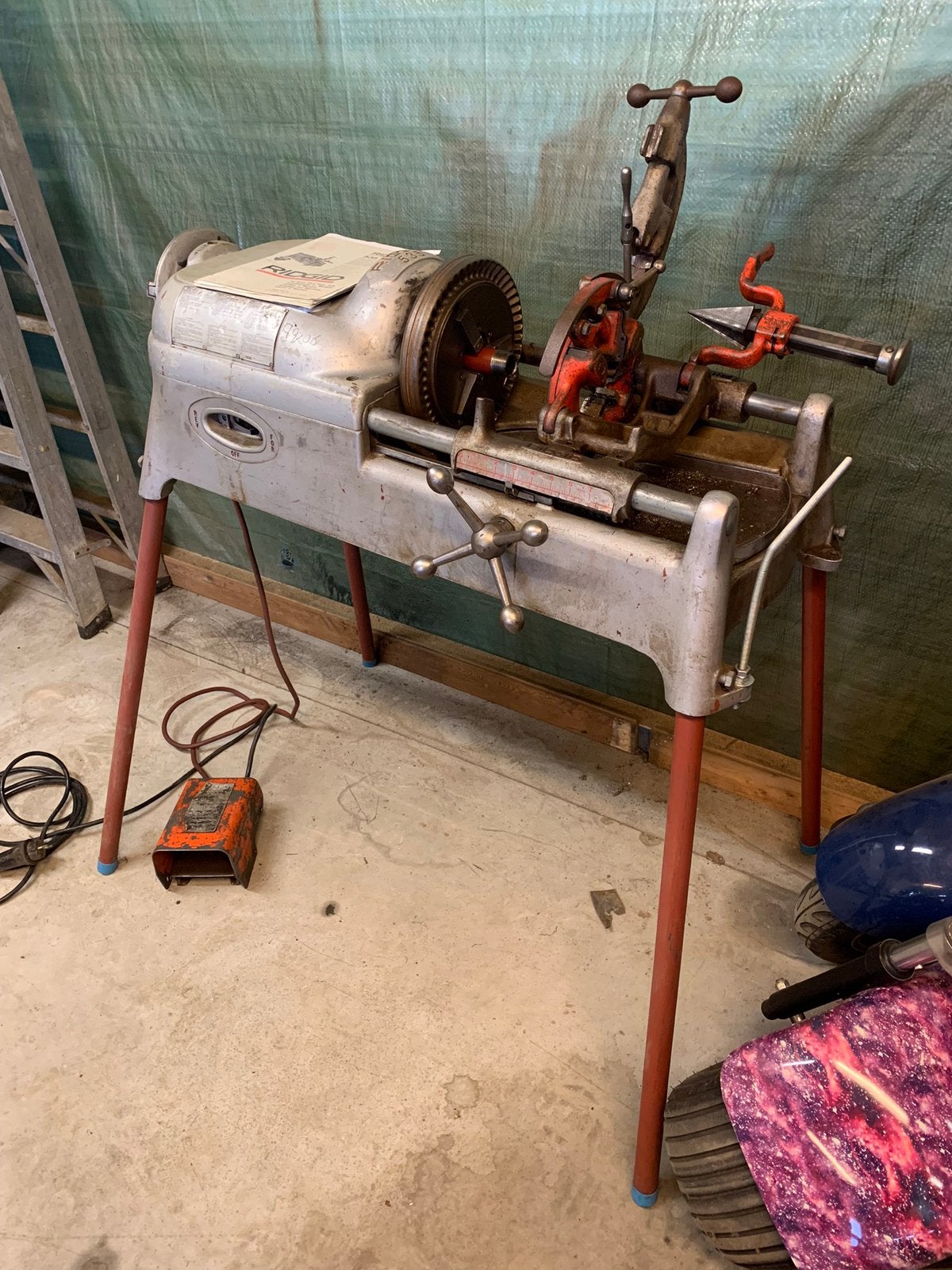Rigid 535 draadsnijmachine, Doe-het-zelf en Verbouw, Ophalen, Gebruikt
