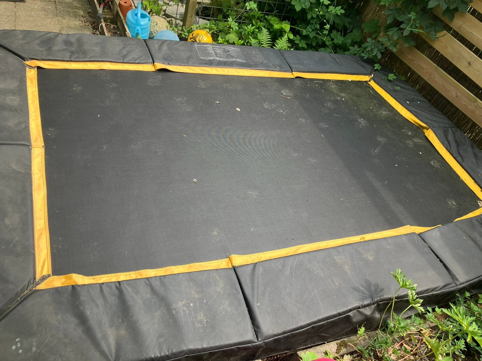 Magic Circle Pro Ingraaf Trampoline 214 x 305, Ophalen, Gebruikt