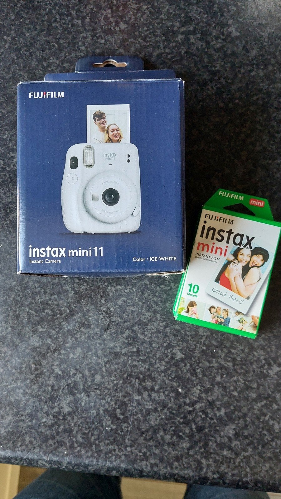 Fujifilm Instax Mini 11 Instant Camera - Ice White + Film, Compact, Nieuw, Ophalen of Verzenden, Fuji