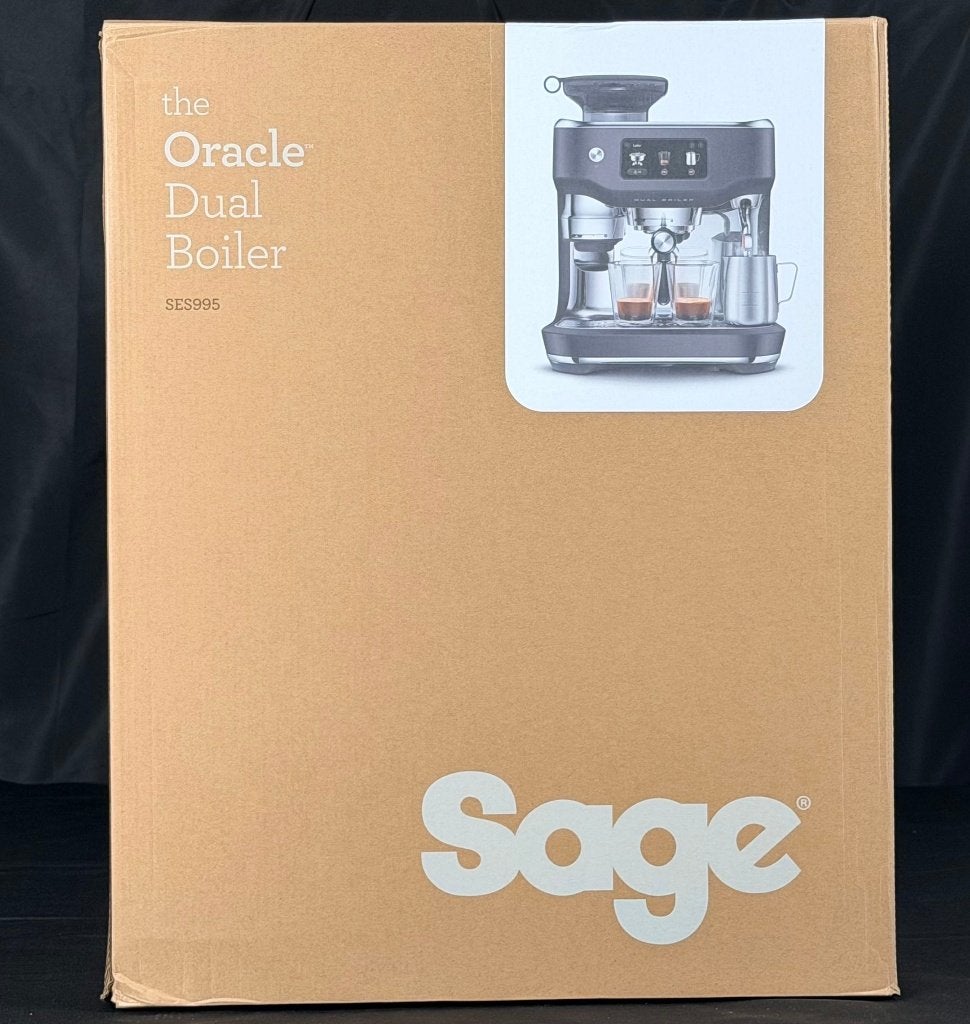 Sage The Oracle Dual Boiler Black Truffle, Witgoed en Apparatuur, Espresso apparaat, 10 kopjes of meer, Nieuw, Afneembaar waterreservoir