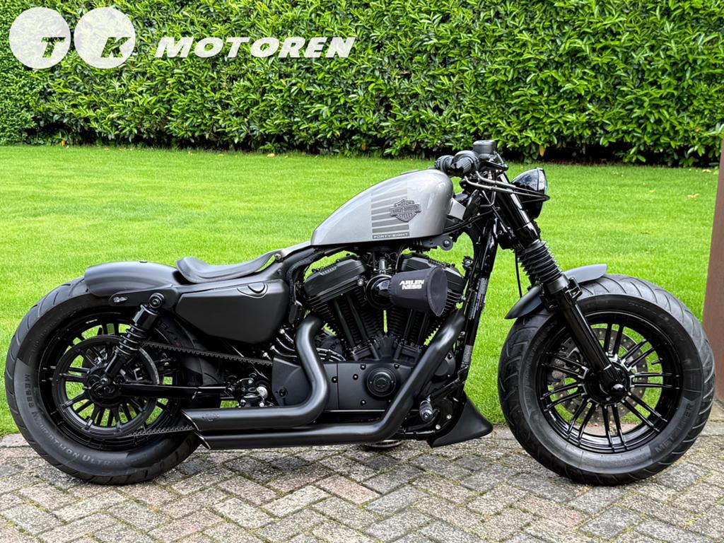 ⭐️ UNIEKE CUSTOM Harley Davidson Sportster 1200 FORTY EIGHT, Motoren, Motoren | Harley-Davidson, 2 cilinders, Occasion, Bedrijf