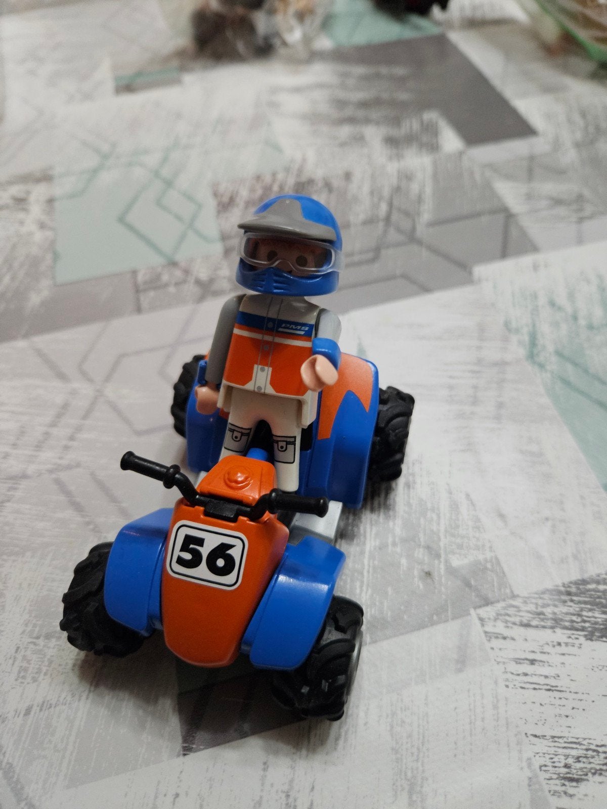 Playmobil Quad met coureur - Speelgoed voertuig, Ophalen of Verzenden, Gebruikt, Jongen of Meisje